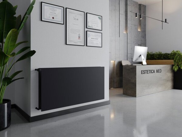 Mexen CHF20 Hygiene Flat doskový radiátor 300 x 400 mm, bočné pripojenie, 227 W, antracit - W420HF-030-040-66