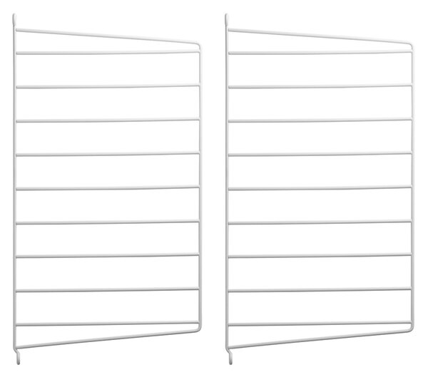 Nástenný panel 50 x 30 cm, White, 2 kusy – String