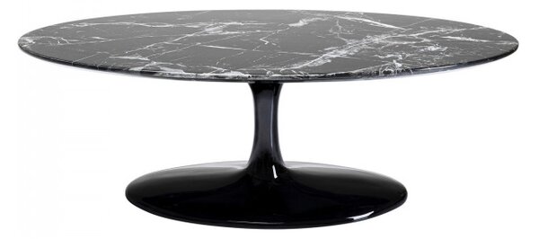 Konferenčný stolík Solo Marble, 120 cm – čierna 43 × 120 × 60 cm