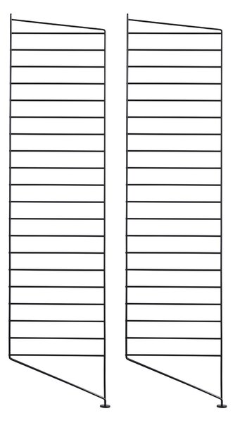Podlahový panel 115 x 30 cm, Black, 2 kusy – String