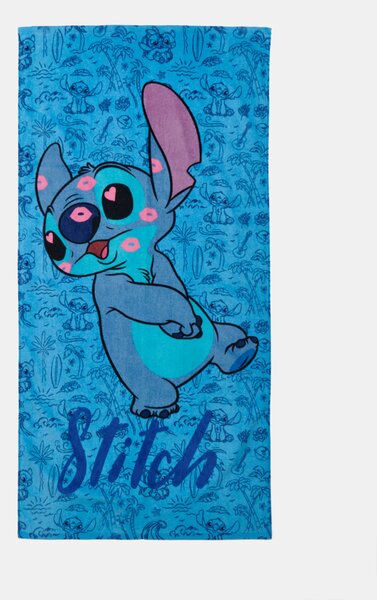 Sinsay - Bavlnený uterák Stitch - modrá