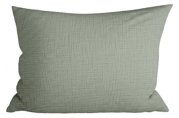 Mušelínová obliečka na vankúš MUSSARI 50x70 cm, šalviovo zelená
