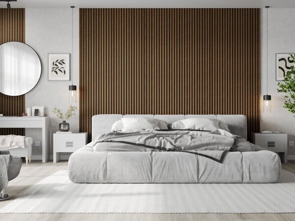 Mexen Lam-B stenové lamely 275 x 31,5 cm, HDF doska 4 mm, Dub Mocca - S100-275317-2812-074