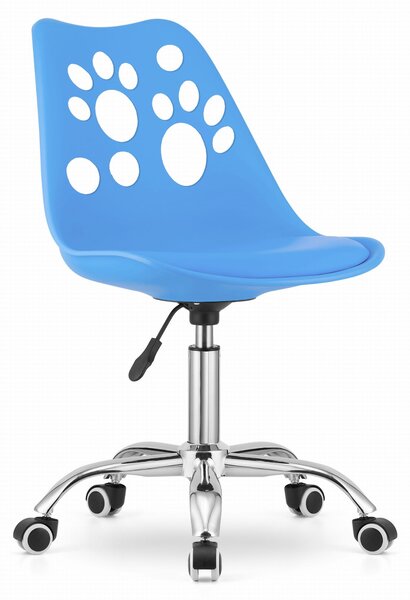 Otočná stolička PRINT - modrá