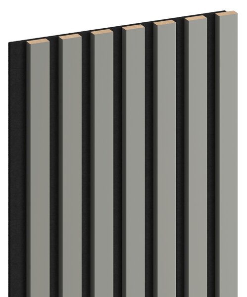 Mexen Lam-F, akustické stenové lamely 275 × 31,5 cm, filc 6 mm, sivá matná, S105-275317-2812-052