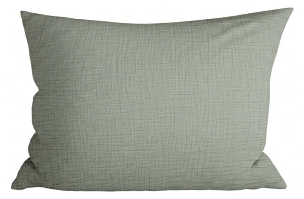 Mušelínová obliečka na vankúš MUSSARI 70x90 cm, šalviovozelená