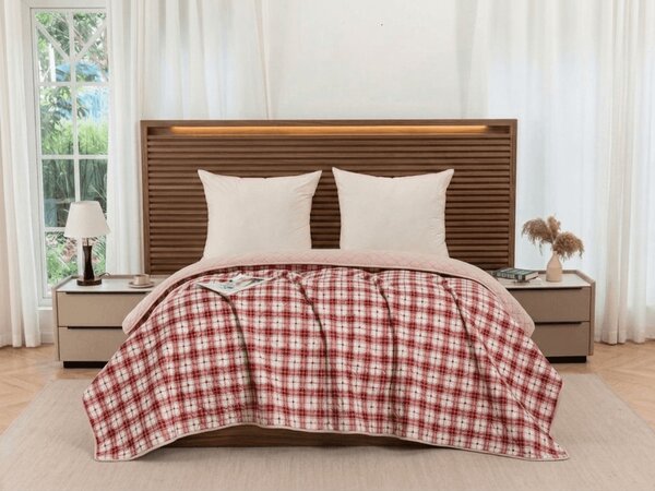Prehoz na posteľ TARTAN HEART, farebný Rozmer: 170 x 210 cm