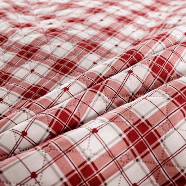 Prehoz na posteľ TARTAN HEART, farebný Rozmer: 170 x 210 cm