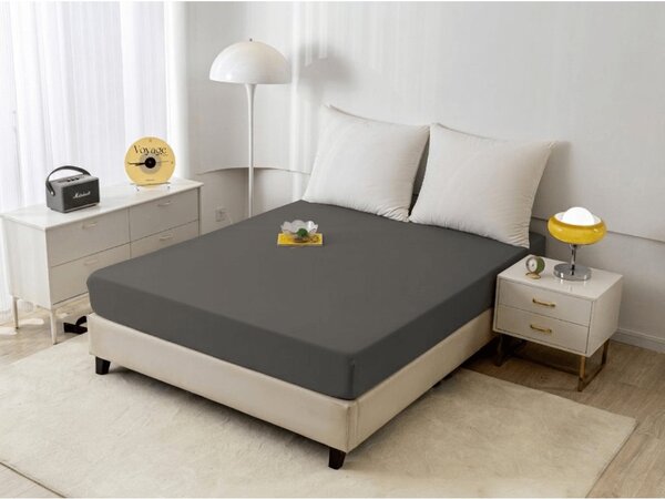 Plachta z mikrovlákna MICROVELLE tmavo sivá 90x200 cm