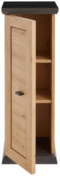 STOJAN NA KVETY tmavosivá, dub artisan Xora - Stolíky do obývačky, Online Only