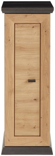 STOJAN NA KVETY tmavosivá, dub artisan Xora - Stolíky do obývačky, Online Only