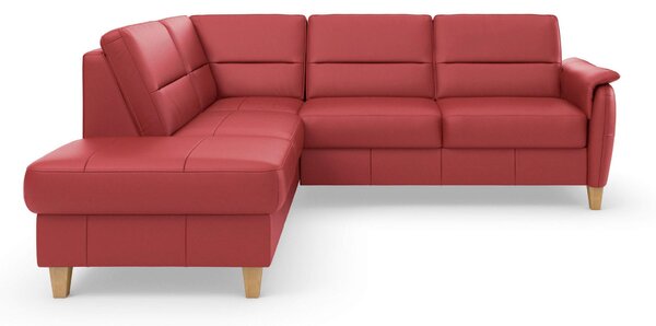 ROHOVÁ SEDAČKA, koža, červená Sit & More - Sedačky, Online Only