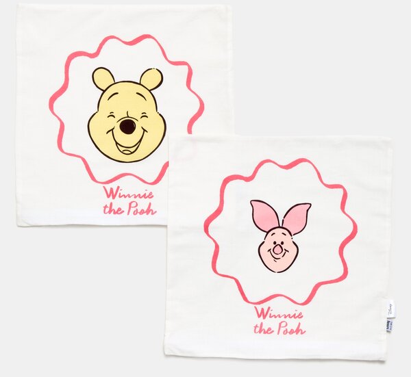 Sinsay - Súprava obliečok na vankúš Winnie the Pooh 2 pack - krémová