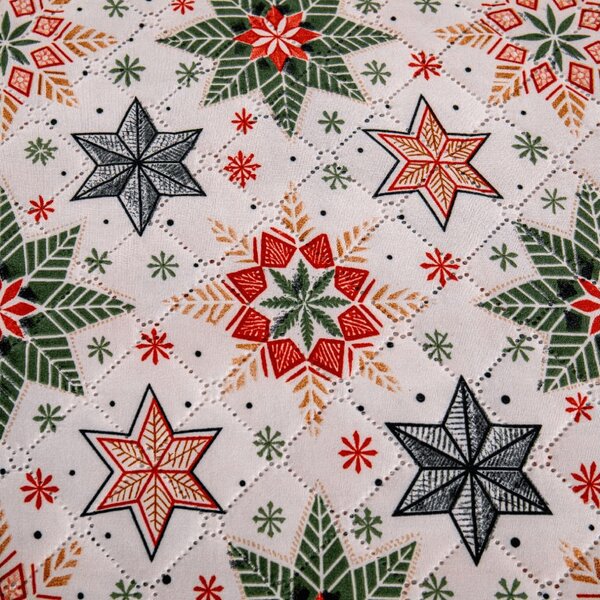 Prehoz na posteľ CHRISTMAS STAR, farebný Rozmer: 220 x 240 cm