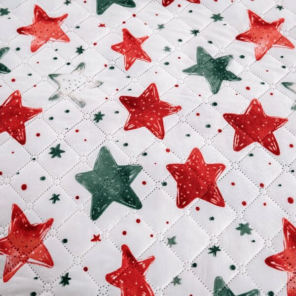 Prehoz na posteľ COLORFUL STARS, farebný Rozmer: 170 x 210 cm