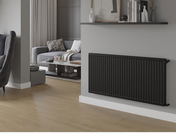 Mexen C11 doskový radiátor 300 x 600 mm, bočné pripojenie, 293 W, čierny - W411-030-060-70