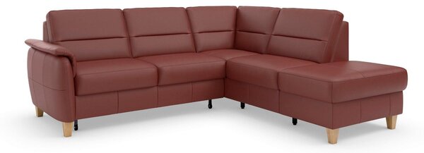 ROHOVÁ SEDAČKA, koža, červenohnedá Sit & More - Sedačky, Online Only