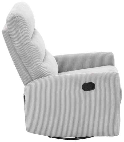 RELAXAČNÉ KRESLO, kov, textil, svetlosivá Carryhome - Kreslá