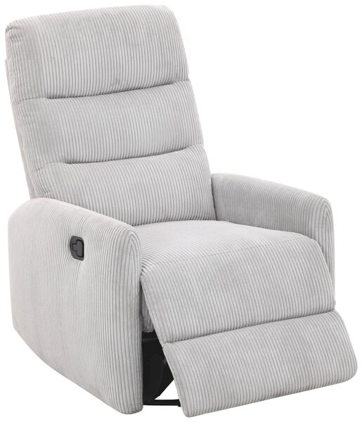 RELAXAČNÉ KRESLO, kov, textil, svetlosivá Carryhome - Kreslá