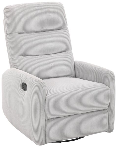 RELAXAČNÉ KRESLO, kov, textil, svetlosivá Carryhome - Kreslá