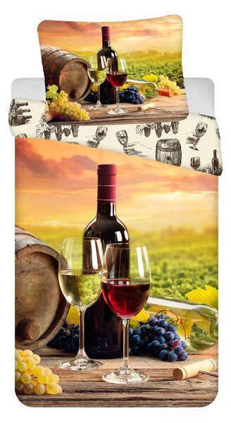 3D bavlnené obliečky VINE farebné Rozmer obliečky: 70 x 90 cm | 140 x 200 cm