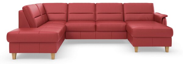 SEDACIA SÚPRAVA, koža, červená Sit & More - Sedačky, Online Only