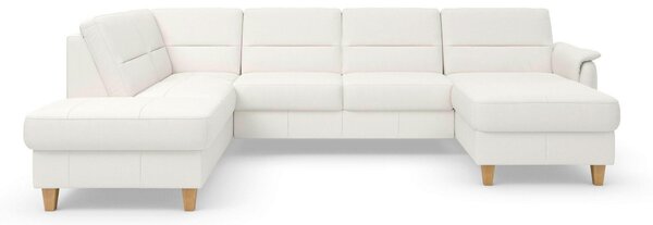 SEDACIA SÚPRAVA, koža, biela Sit & More - Sedačky, Online Only