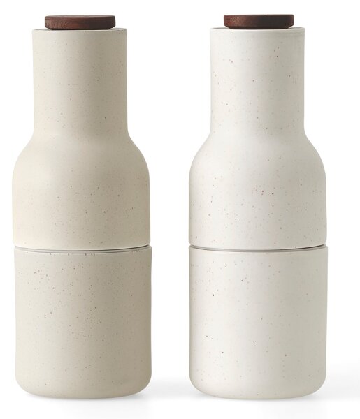 Mlynčeky na soľ a korenie Bottle, Ceramic, Sand, set 2ks – Audo Copenhagen