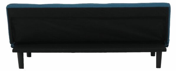 KONDELA Rozkladacia pohovka, tyrkysová/čierna, ZELDA NEW