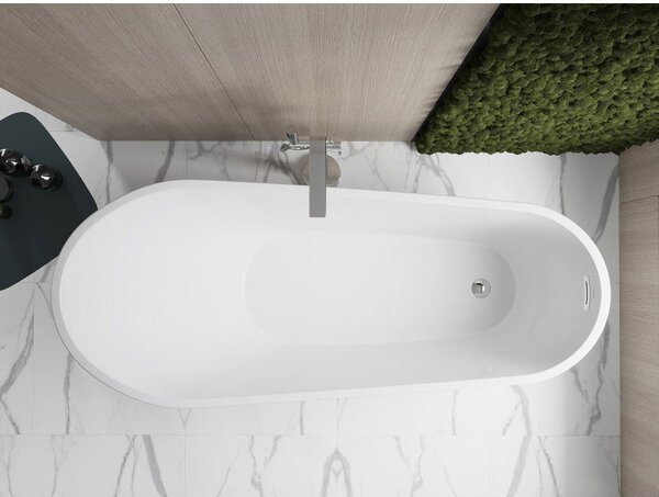 Mexen Oviedo voľne stojaca vaňa 170 x 76 cm, biela - 51561707600