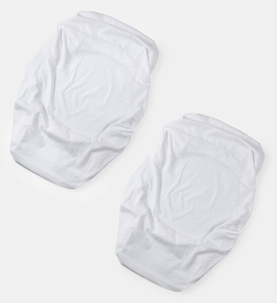 Sinsay - Bavlnené prestieradlá s gumou z odolnej tkaniny 2 pack - biela