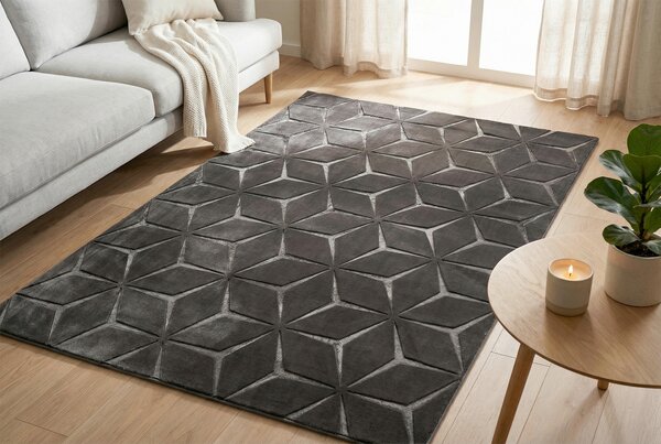 PLOCHO TKANÝ KOBEREC, 120/160 cm antracitová Kayoom - Online Only bytové doplnky, Online Only