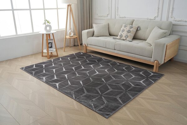 PLOCHO TKANÝ KOBEREC, 120/160 cm antracitová Kayoom - Online Only bytové doplnky, Online Only
