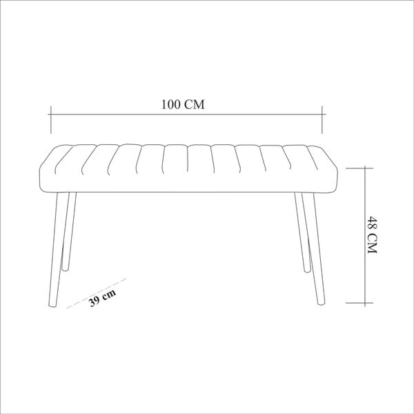 Kalune Design Jedálenský set Santiago dub/tmavomodrý