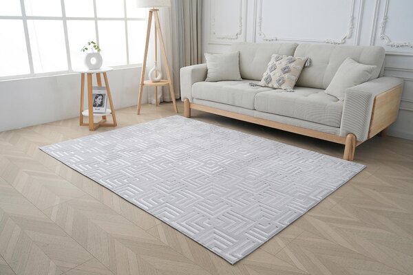 PLOCHO TKANÝ KOBEREC, 120/160 cm strieborná Kayoom - Online Only bytové doplnky, Online Only