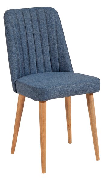 Kalune Design Jedálenský set Santiago dub/tmavomodrý