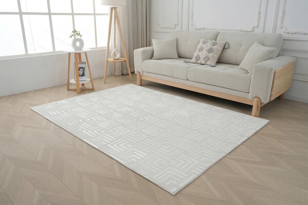PLOCHO TKANÝ KOBEREC, 120/160 cm biela Kayoom - Online Only bytové doplnky, Online Only