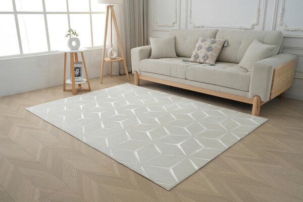 PLOCHO TKANÝ KOBEREC, 120/160 cm biela Kayoom - Online Only bytové doplnky, Online Only