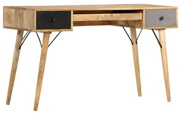 Stôl so zásuvkami 130x50x80 cm masívne mangovníkové drevo