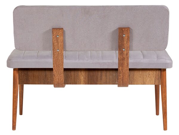 Hanah Home Jedálenský set Vina 5D orech/sivá