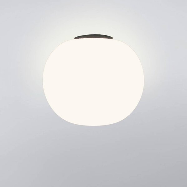 Stropné svietidlo Casablanca Acai, biela/čierna, sklo, 21 cm, E27, Biela / opálová, Obývacia izba / jedáleň, Sklo, Závesné svietidlo