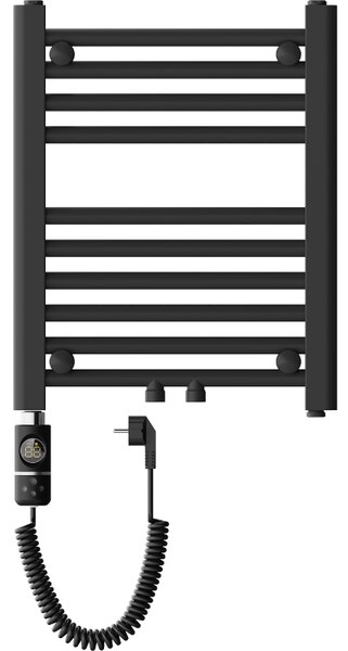 Mexen Mars, elektrické vykurovacie teleso 500 x 400 mm, 300 W, čierna, W110-0500-400-2300-70