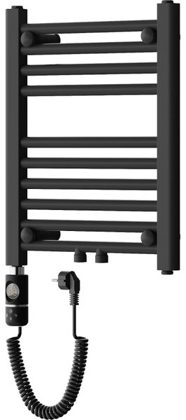 Mexen Mars, elektrické vykurovacie teleso 500 x 400 mm, 300 W, čierna, W110-0500-400-2300-70