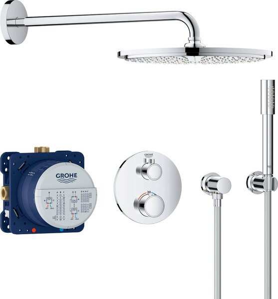 Podomietkový sprchový systém GROHE Grohtherm chróm 34731000
