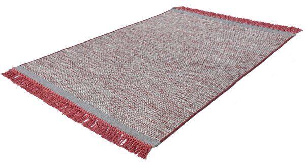 PLOCHO TKANÝ KOBEREC, 170/240 cm sivá, červená Kayoom - Online Only bytové doplnky, Online Only