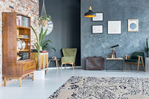 BEHÚŇ, 80/150 cm sivá, čierna Kayoom - Online Only bytové doplnky, Online Only