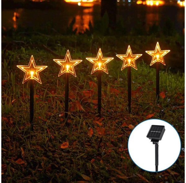 Aigostar - LED Solárne vianočné svietidlo LED/0,054W/1,2V 1m IP65 teplá biela