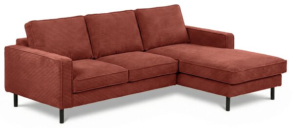 ROHOVÁ SEDAČKA, textil, červená Livetastic - Sedačky, Online Only
