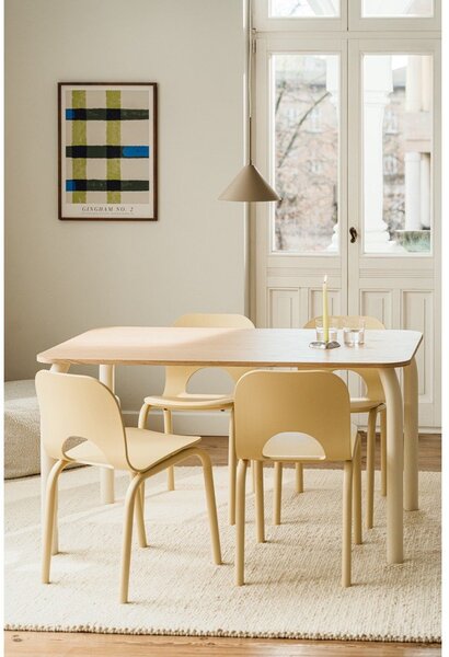 Jedálenský stôl s doskou v dubovom dekore 80x140 cm Meko – noo.ma