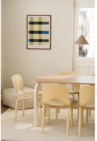 Jedálenský stôl s doskou v dubovom dekore 80x140 cm Meko – noo.ma